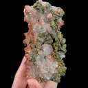 Natural Red Quartz and Pyrite, Mineral Specimen:Jiangxi,China (100*70*60MM) - image 4
