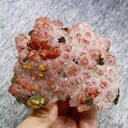 Natural Red Quartz and Scheelite Symbiosis comes from Jiangxi,China 90*75*35MM - image 5