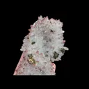 Natural Red Quartz Cluster and Pyrite, Mineral Specimen:Jiangxi,China (120*75*45MM) - image 3