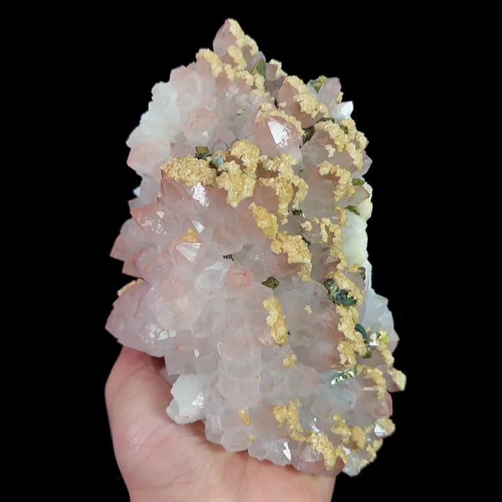 Natural Red Quartz Cluster, Mineral Specimen:Jiangxi,China (120*130*75MM) - image 5