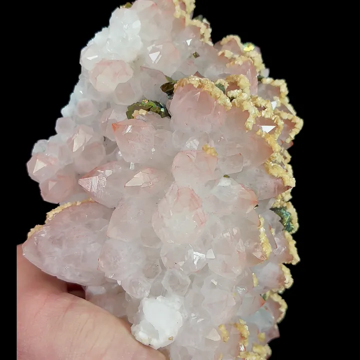 Natural Red Quartz Cluster, Mineral Specimen:Jiangxi,China (120*130*75MM) image