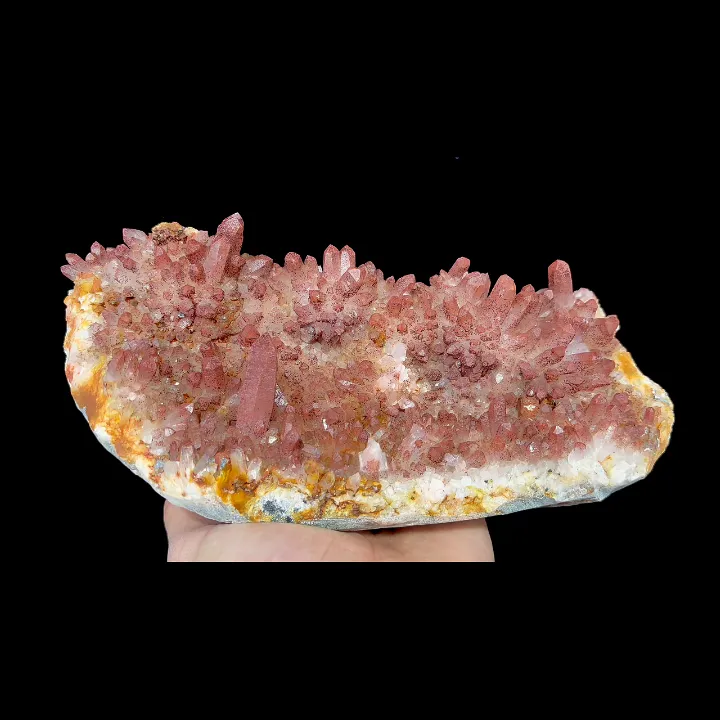 Natural Red Quartz Cluster, Mineral Specimen:Jiangxi,China (210*100*55MM) - image 3