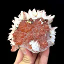 Natural Red Quartz Coexists with Calcite comes from Jiangxi,China 105*85*55MM - image 4