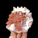 Natural Red Quartz Coexists with Calcite comes from Jiangxi,China 105*85*55MM - image 2