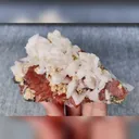 Natural Red Quartz Coexists with Calcite comes from Jiangxi,China 115*70*50MM - image 4