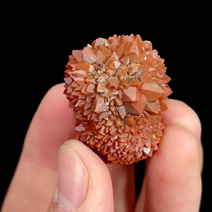 Natural Red Quartz Sphere, Mineral Specimen:Jiangxi,China (25*30*20MM) - image 3