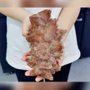 Natural Red Tower Shaped Calcite comes from Daye, Hubei 200*100*130MM - image 1