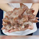 Natural Red Tower Shaped Calcite comes from Daye, Hubei 200*100*130MM - image 2