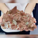 Natural Red Tower Shaped Calcite comes from Daye, Hubei 200*100*130MM - image 3