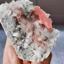 Natural Rhodochrosite and Calcite Symbiosis comes from Guangxi,China 75*55*35MM - image 2