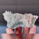 Natural Rhodochrosite and Clear Quartz Cluster comes from Guangxi,China 70*30*20MM - image 5