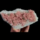 Natural Rhodochrosite and Clear Quartz Cluster, Mineral Specimen:Guangxi,China (150*80*35MM) - image 4