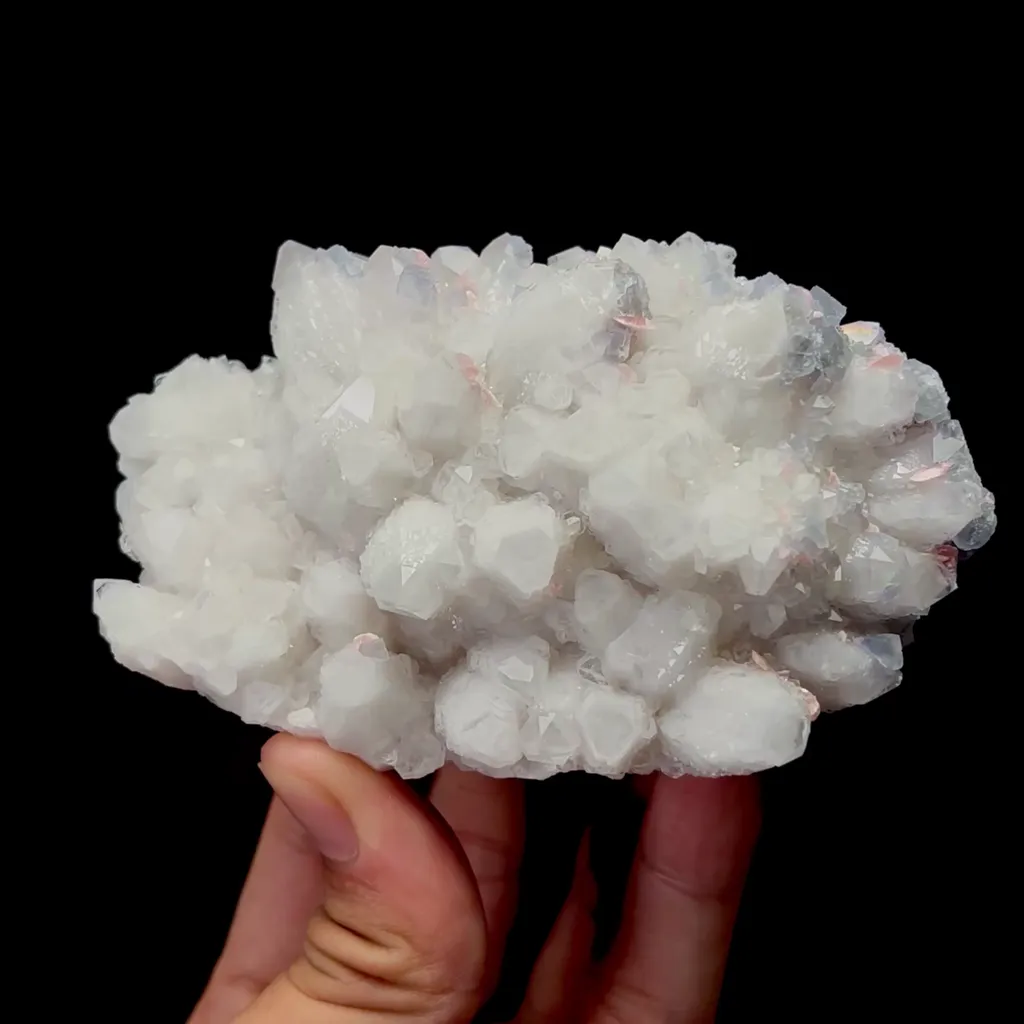 Natural Rhodochrosite and Crystal Mineral Specimen,High Quality Specimen,WUZHOU,GUANGXI,CHINA(105*65*44mm) image