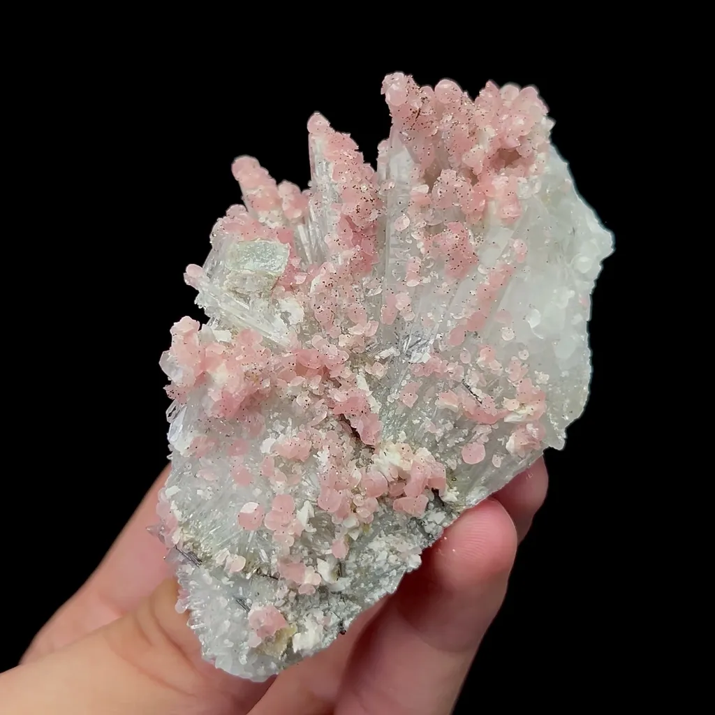 Natural Rhodochrosite and Crystal Mineral Specimen,High Quality Specimen,WUZHOU,GUANGXI,CHINA(85*55*32mm) - image 4