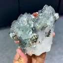 Natural Rhodochrosite and Cubic Fluorite comes from Guangxi,China 115*100*75MM - image 2
