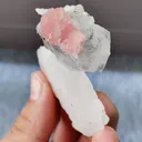Natural Rhodochrosite and Fluorite and Calcite Symbiosis comes from Guangxi,China 60*50*25MM - image 3