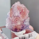 Natural Rhodochrosite and Fluorite coexist comes from Wuzhou,Guangxi 25*25*27MM - image 4