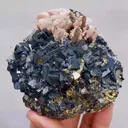 Natural Rhodochrosite and Marmatite and Pyrite Symbiosis comes from Guangxi 95*85*60MM - image 4