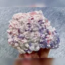 Natural Rhodochrosite and Purple Fluorite and Quartz Symbiosis comes from Guangxi,China 95*75*35MM - image 6