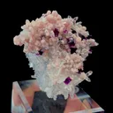 Natural Rhodochrosite and Purple Fluorite, Mineral Specimen:Guangxi,China (60*30*45MM) - image 2