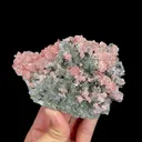 Natural Rhodochrosite and Quartz and Pyrite, Mineral Specimen:Guangxi,China (115*80*50MM) - image 7