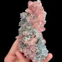 Natural Rhodochrosite and Quartz and Pyrite, Mineral Specimen:Guangxi,China (115*80*50MM) - image 5