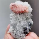 Natural Rhodochrosite and Quartz coexist comes from Guangxi 40*25*12MM - image 5