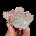 Natural Rhodochrosite and Quartz, Mineral Specimen:Guangxi,China (80*45*35MM) - image 2