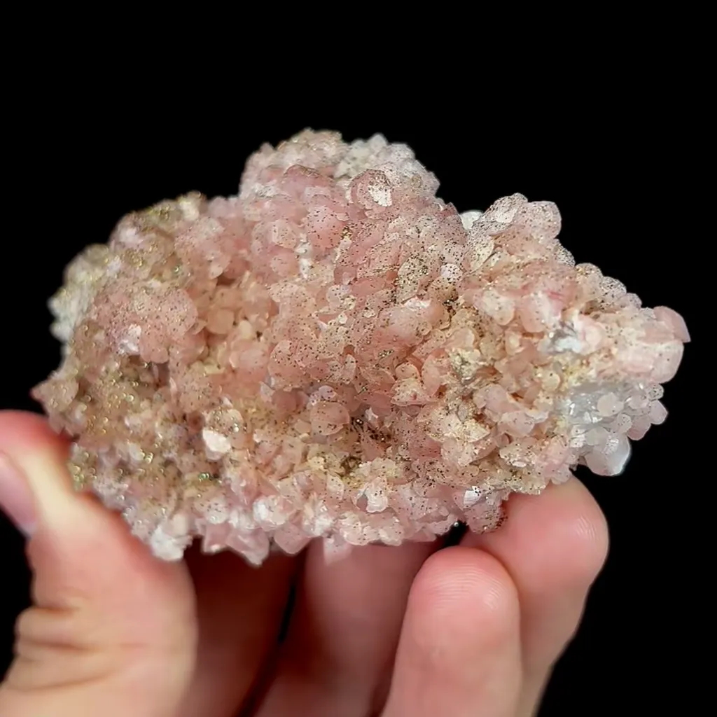 Natural Rhodochrosite and Quartz, Mineral Specimen:Guangxi,China (80*45*35MM) - image 6