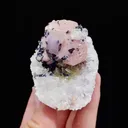 Natural Rhodochrosite & Apatite and Huebnerite, Mineral Specimen: Wuzhou,Guangxi(45*60*40MM) - image 4