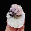 Natural Rhodochrosite & Apatite and Huebnerite, Mineral Specimen: Wuzhou,Guangxi(45*60*40MM) - image 1