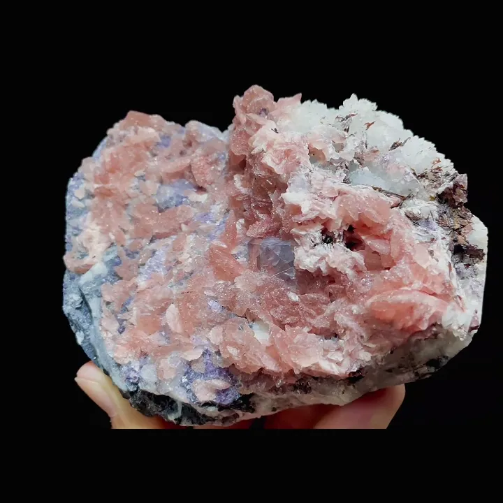 Natural Rhodochrosite comes from Guilin,Guangxi 105*85*50MM - image 2