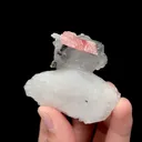Natural Rhodochrosite Fluorite and Calcite Mineral Specimen,High Quality Specimen,GUANGXI,CHINA(60*50*25mm) - image 4