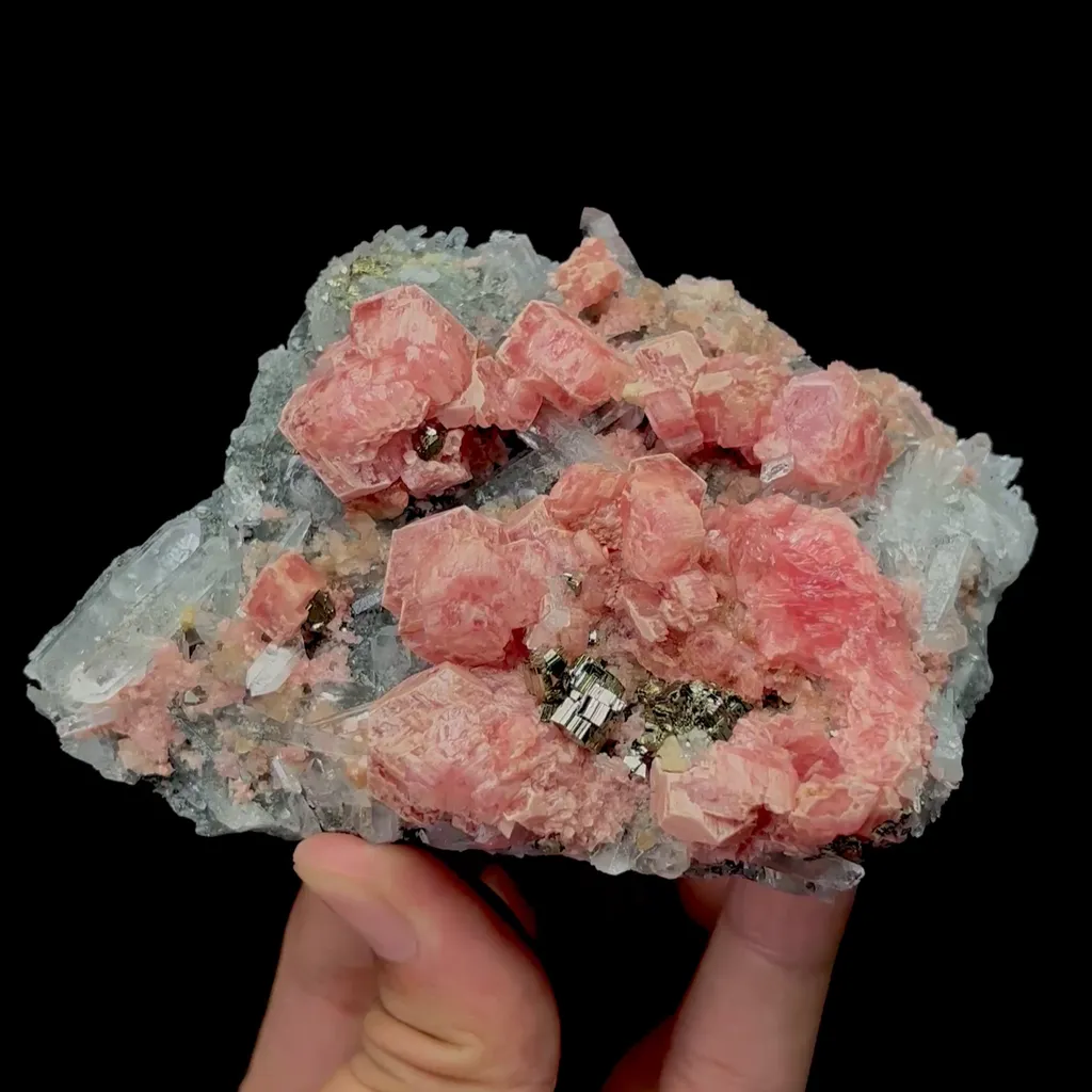 Natural Rhodochrosite Mineral Specimen,High Quality Specimen,WUZHOU,GUANGXI,CHINA(102*70*38mm) image