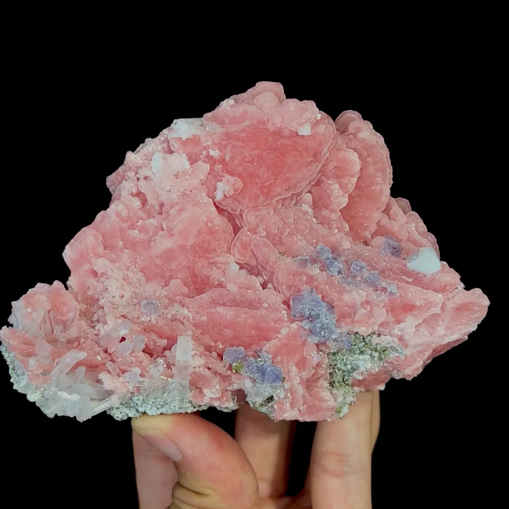 Natural Rhodochrosite Mineral Specimen,High Quality Specimen,WUZHOU,GUANGXI,CHINA(118*90*75mm) image