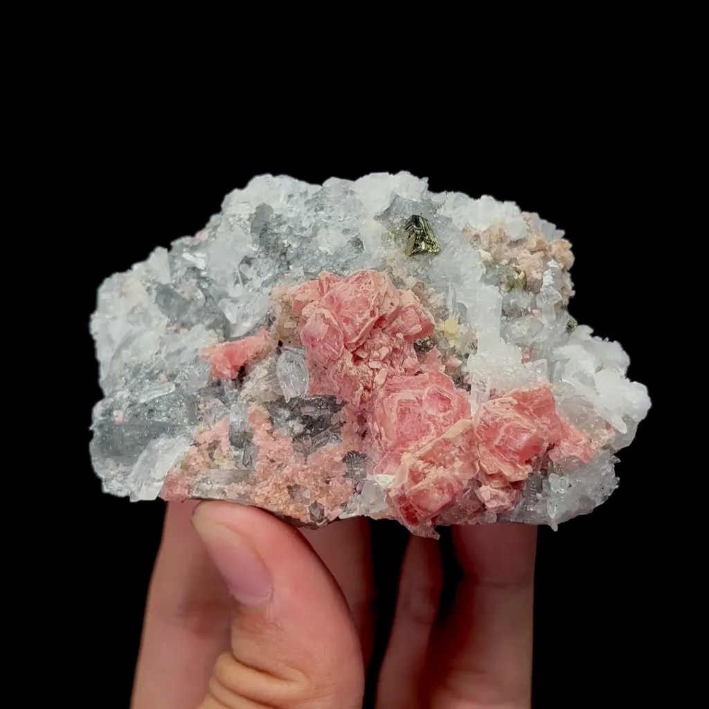 Natural Rhodochrosite Mineral Specimen,High Quality Specimen,WUZHOU,GUANGXI,CHINA(82*52*35mm) image