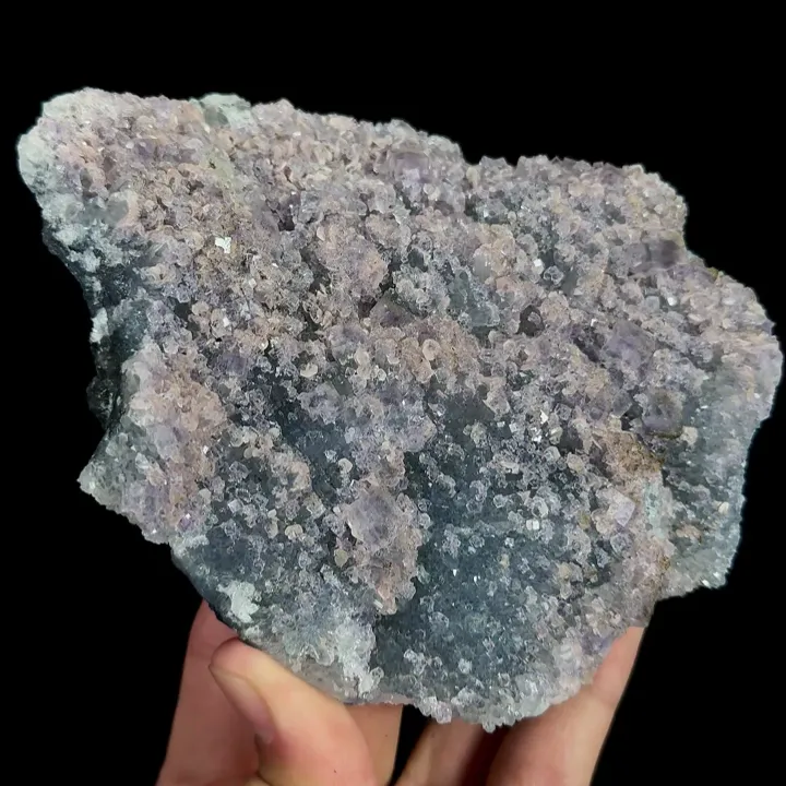 Natural Rhodochrosite with Purple Fluorite and Pyrite, Mineral Specimen:Guangxi,China (135*105*35MM) - image 3