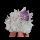 Natural Rhodochrosite with Purple Fluorite and Quartz, Mineral Specimen:Guangxi,China (100*70*45MM) - image 3