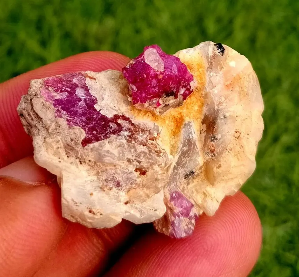 Natural Ruby Crystal on Matrix | Raw Ruby Specimen from Afghanistan (18 Grams) - image 4