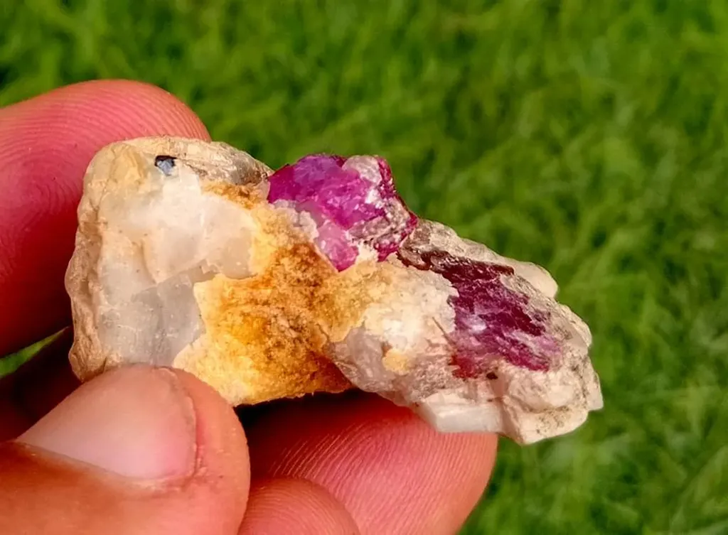 Natural Ruby Crystal on Matrix | Raw Ruby Specimen from Afghanistan (18 Grams) - image 5
