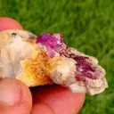 Natural Ruby Crystal on Matrix | Raw Ruby Specimen from Afghanistan (18 Grams) - image 5