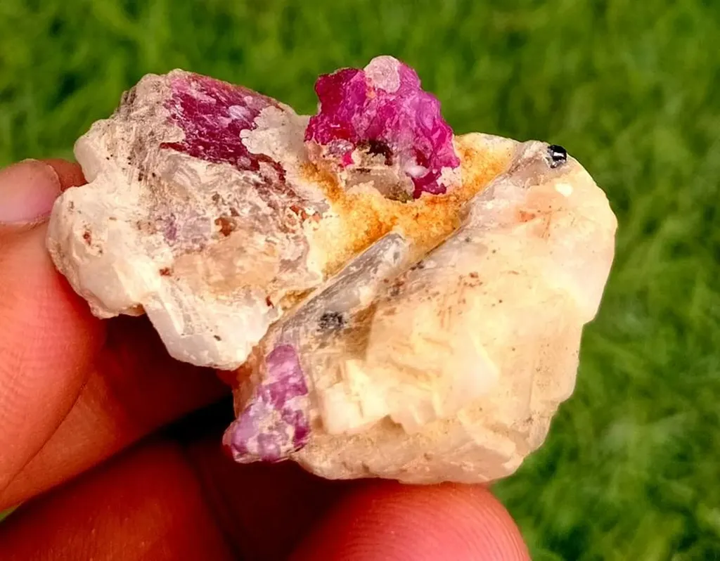 Natural Ruby Crystal on Matrix | Raw Ruby Specimen from Afghanistan (18 Grams) - image 3