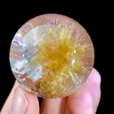 Natural Rutilated Quartz Sphere comes from Brazil 40MM - image 1