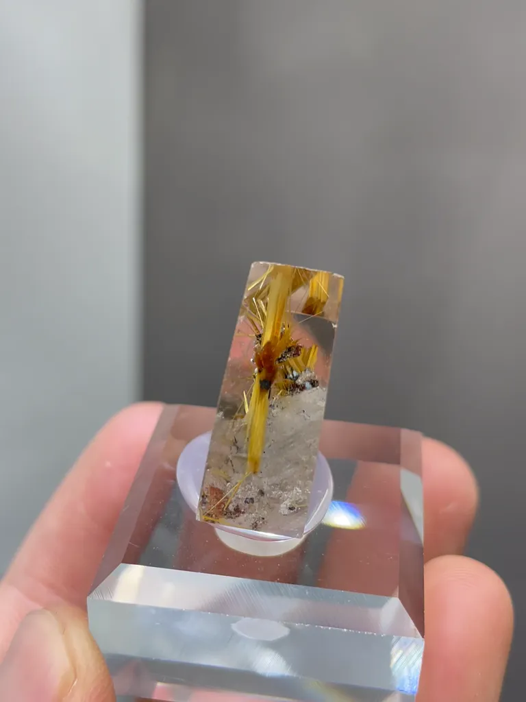 Natural Rutile comes from Brazil 20*10*20MM - image 2