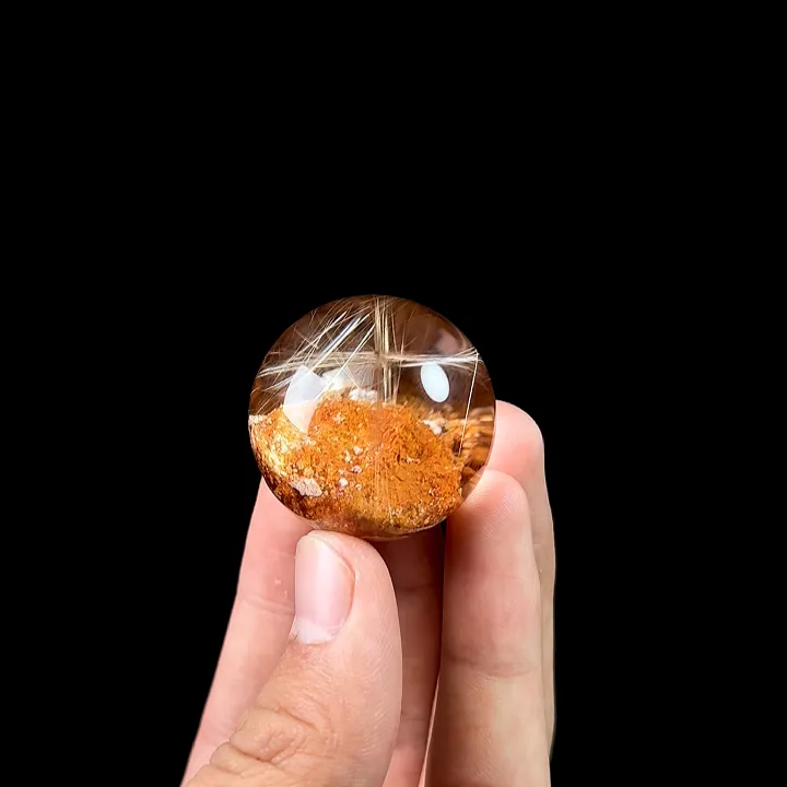 Natural Rutile, Mineral Specimen:Brazil (Diameter 30MM) - image 2
