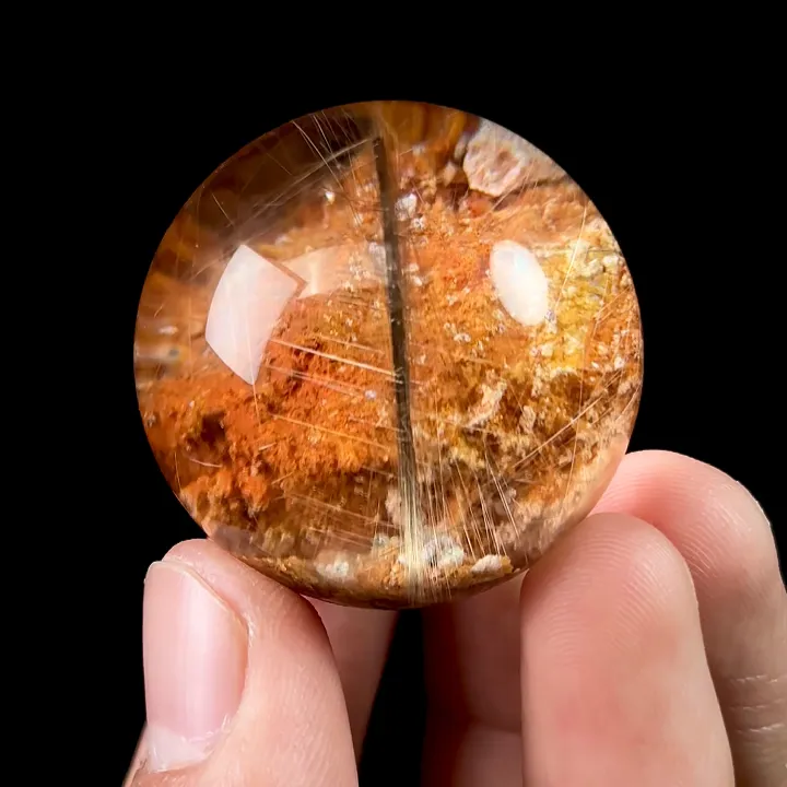 Natural Rutile, Mineral Specimen:Brazil (Diameter 30MM) - image 4