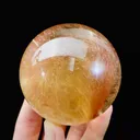 Natural Rutile Spheres comes from Brazil Diameter 70MM - image 2