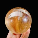 Natural Rutile Spheres comes from Brazil Diameter 70MM - image 1