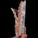 Natural Sakura Calcite and Quartz, Mineral Specimen: Inner Mongolia,China (65*155*55MM) - image 4