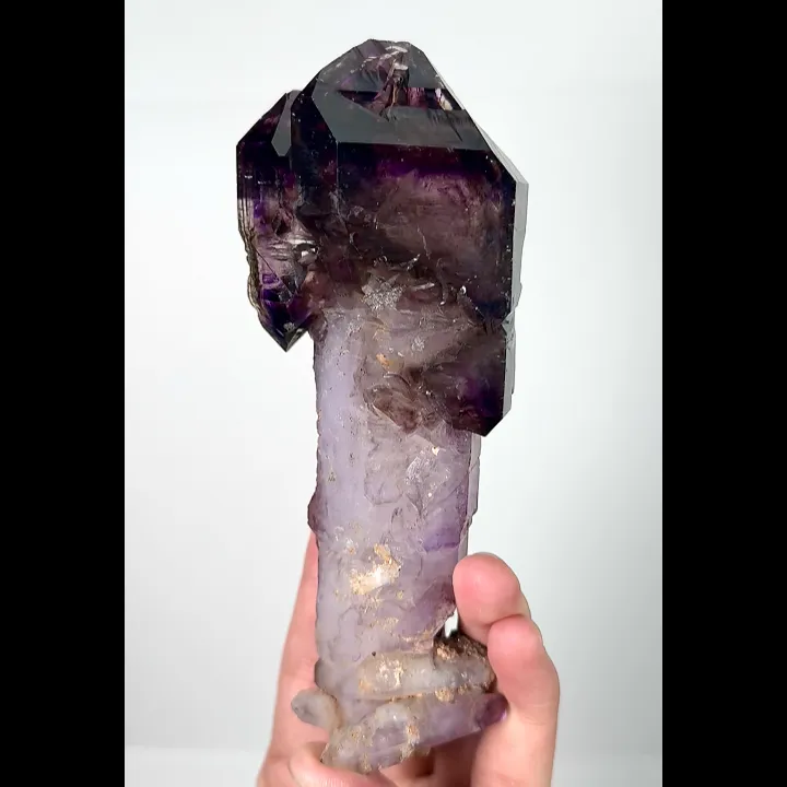 Natural Scepter Amethyst, Mineral Specimen: Zimbabwe (55*150*40MM) - image 3